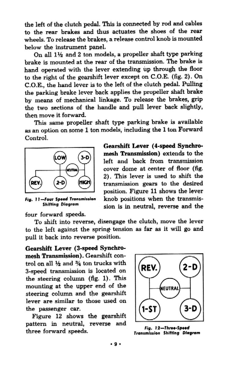 1954 Chevrolet Trucks Operators Manual Page 78